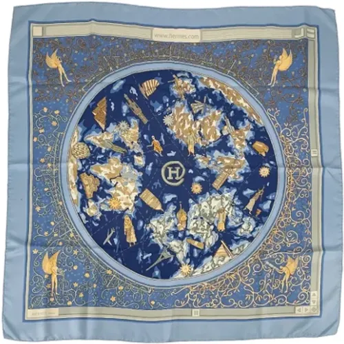 Pre-owned Scarves, female, , Size: ONE SIZE Pre-owned Silk scarves - Hermès Vintage - Modalova