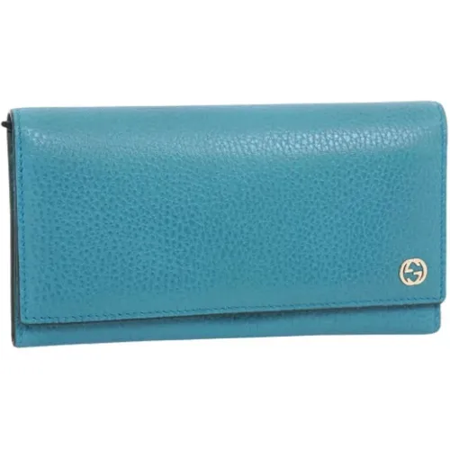 Pre-owned Leather wallets , female, Sizes: ONE SIZE - Gucci Vintage - Modalova