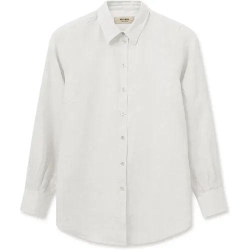 Classic Linen Shirt , female, Sizes: S, XS - MOS MOSH - Modalova