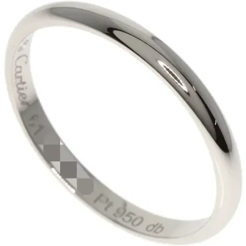 Pre-owned Jewellery, female, , Size: ONE SIZE Pre-owned Platinum rings - Cartier Vintage - Modalova