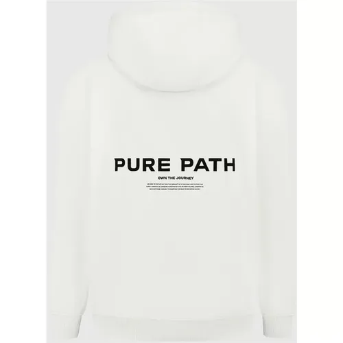 Signature Hoodie Herren Off- , Herren, Größe: L - Pure Path - Modalova