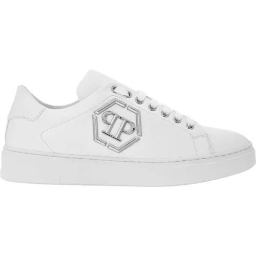 Sneakers, male, , Size: 9 US Lo-Top Sneakers Hexagon - Philipp Plein - Modalova
