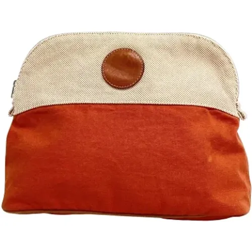 Pre-owned Bags, female, , Size: ONE SIZE Pre-owned Canvas pouches - Hermès Vintage - Modalova