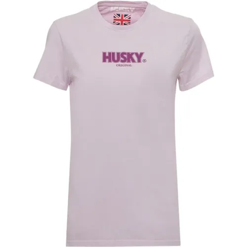 Sophia Damen T-Shirt Baumwolle Logo - Husky Original - Modalova