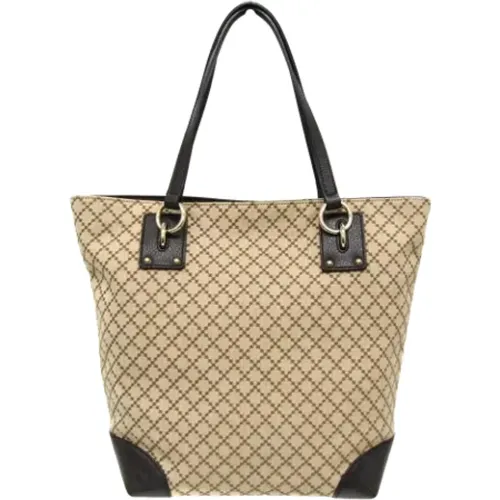 Pre-owned Tote Bags, female, , Size: ONE SIZE Pre-owned Leather gucci-bags - Gucci Vintage - Modalova