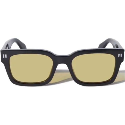 Sunglasses, unisex, , Size: 53 MM Sunglasses with Original Case - Off White - Modalova