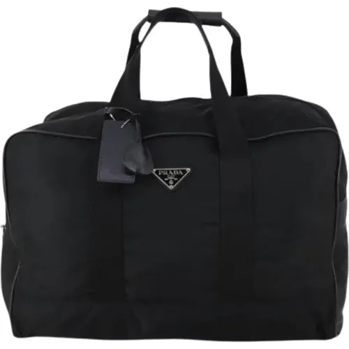 Pre-owned Weekend Bags, unisex, , Size: ONE SIZE Pre-owned Vintage Nylon Weekend Bag - Prada Vintage - Modalova