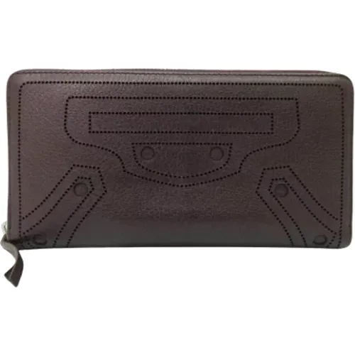 Pre-owned Wallets, female, , Size: ONE SIZE Pre-owned Leather wallets - Balenciaga Vintage - Modalova