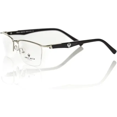 Glasses, male, , Size: ONE SIZE Clubmaster Metal Frame Eyeglasses - Frankie Morello - Modalova