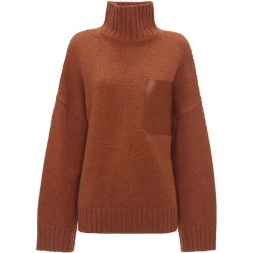 Ribbed Knit Sweater , female, Sizes: S, M - JW Anderson - Modalova