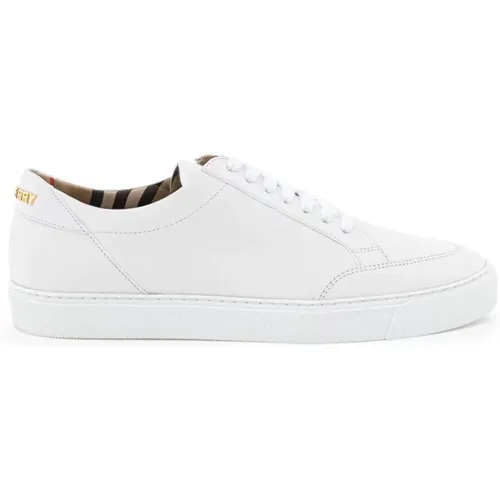 Leather Sneaker , female, Sizes: 3 UK, 3 1/2 UK, 8 UK - Burberry - Modalova