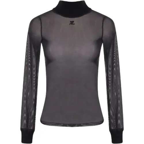 Rollkragenpullover , Damen, Größe: L - Courrèges - Modalova