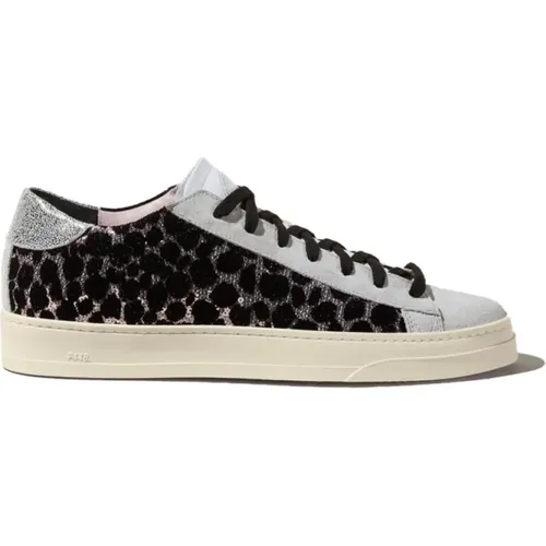 Printed Grey Sneakers , female, Sizes: 7 UK, 5 UK, 3 UK, 4 UK - P448 - Modalova