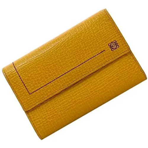 Pre-owned Wallets, female, , Size: ONE SIZE Pre-owned Leather wallets - Loewe Pre-owned - Modalova