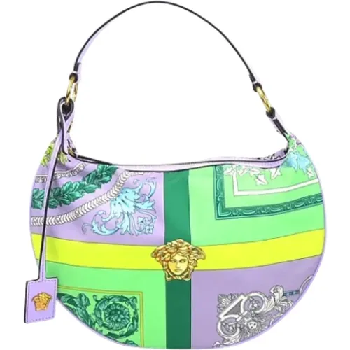 Pre-owned Handbags, female, , Size: ONE SIZE Pre-owned Nylon handbags - Versace Pre-owned - Modalova