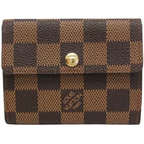 Pre-owned Wallets, female, , Size: ONE SIZE Pre-owned Canvas wallets - Louis Vuitton Vintage - Modalova