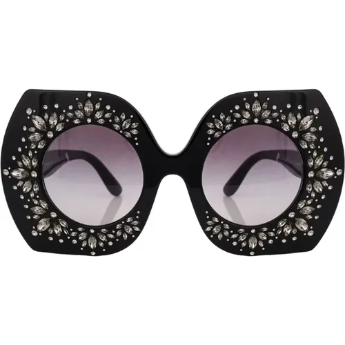 Crystal Sunglasses , female, Sizes: ONE SIZE - Dolce & Gabbana - Modalova