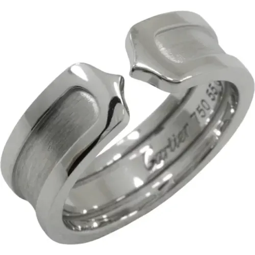 Pre-owned Metal rings , female, Sizes: ONE SIZE - Cartier Vintage - Modalova