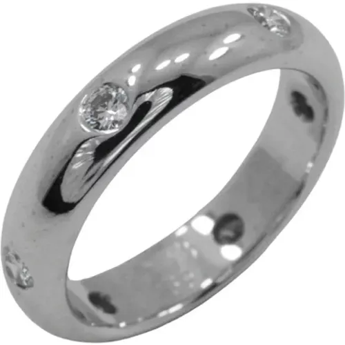 Pre-owned Jewellery, female, , Size: ONE SIZE Pre-owned White Gold rings - Cartier Vintage - Modalova