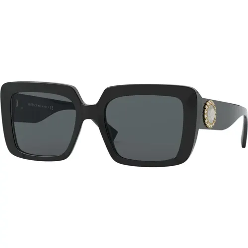 Medusa Jewel Sunglasses in Gb , female, Sizes: 54 MM - Versace - Modalova