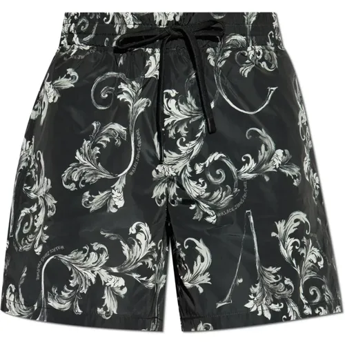 Casual Shorts, male, , Size: XL Logo shorts - Versace Jeans Couture - Modalova