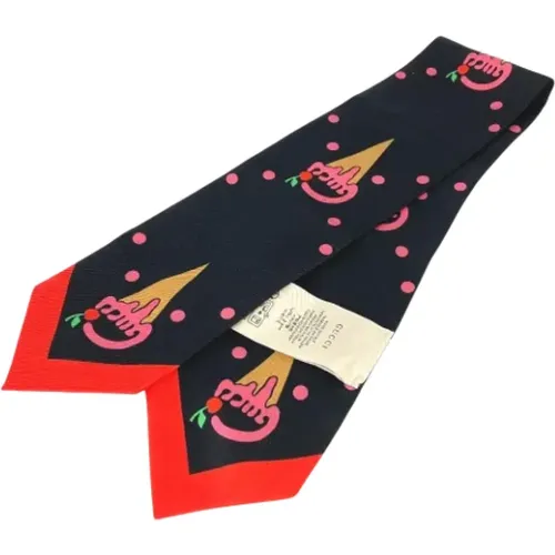 Pre-owned Scarves, female, , Size: ONE SIZE Pre-owned Fabric scarves - Gucci Vintage - Modalova