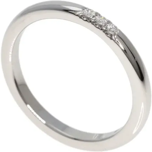 Pre-owned Jewellery, female, , Size: ONE SIZE Pre-owned Platinum rings - Tiffany & Co. Pre-owned - Modalova