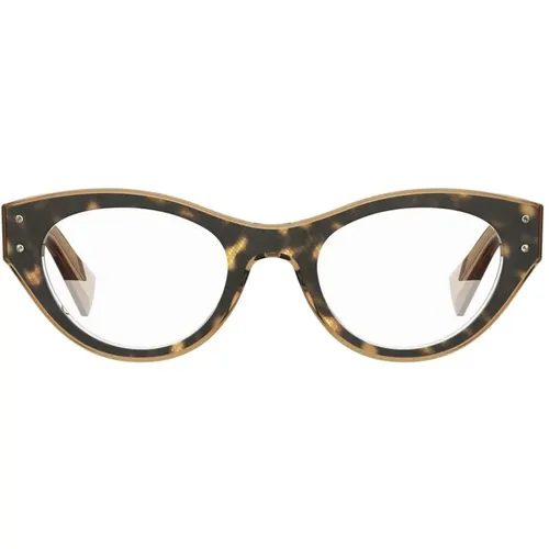 Glasses, female, , Size: ONE SIZE Eco Pmma Frames with Havanbeig Dial - Missoni - Modalova