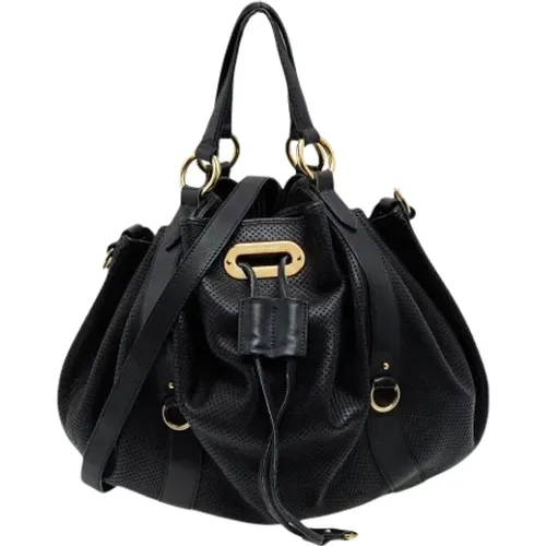 Pre-owned Bucket Bags, female, , Size: ONE SIZE Pre-owned Leather shoulder-bags - Ralph Lauren Pre-owned - Modalova