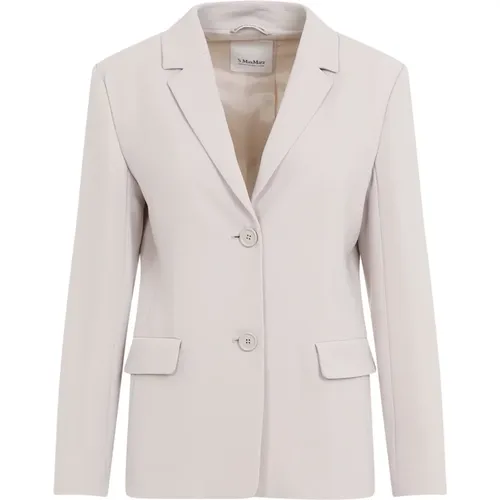 Elegant Cady Jacket in Ecru , female, Sizes: M, 2XS, XS, S - Max Mara - Modalova