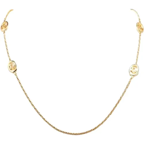 Pre-owned Jewellery, female, , Size: ONE SIZE Pre-owned Metal necklaces - Dior Vintage - Modalova