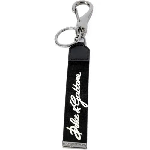 Keyrings, male, , Size: ONE SIZE Men Key Holder - Dolce & Gabbana - Modalova