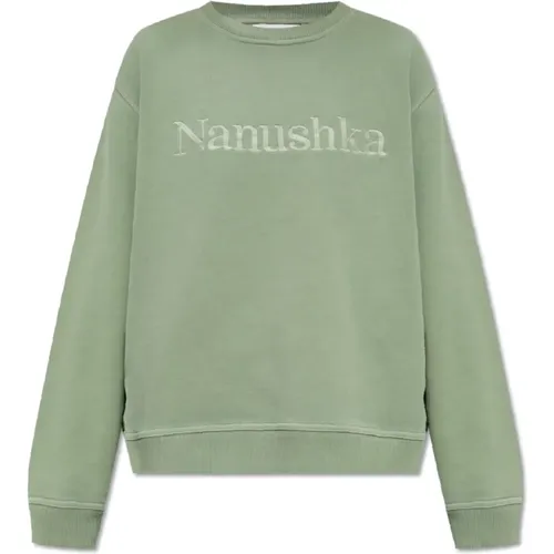 ‘Mart’ Sweatshirt mit Logo , Damen, Größe: XS - Nanushka - Modalova