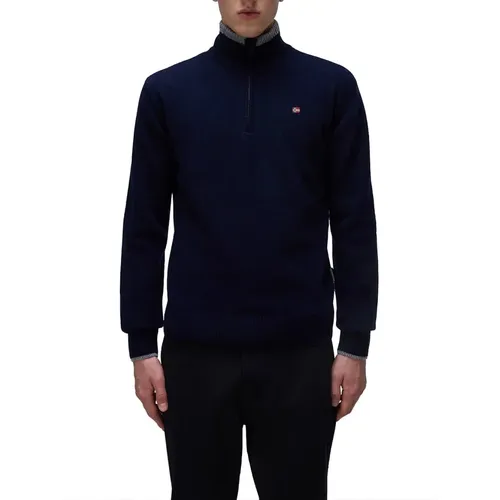 Norwegische Flagge Half Zip Pullover - Napapijri - Modalova