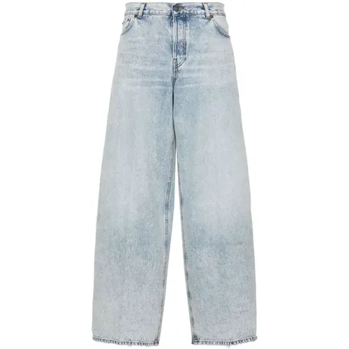 Hellblaue zerrissene Jeans , Damen, Größe: W28 - Haikure - Modalova