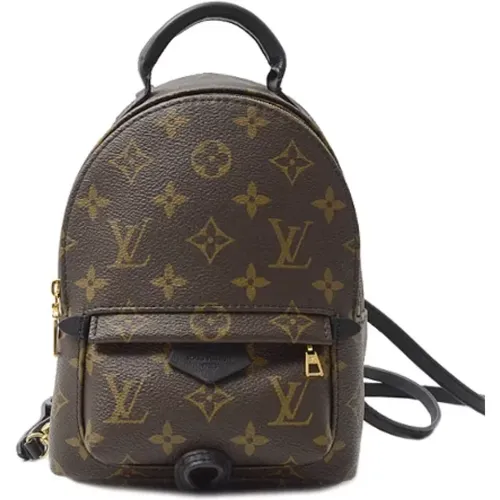 Pre-owned Backpacks, female, , Size: ONE SIZE Pre-owned Canvas backpacks - Louis Vuitton Vintage - Modalova