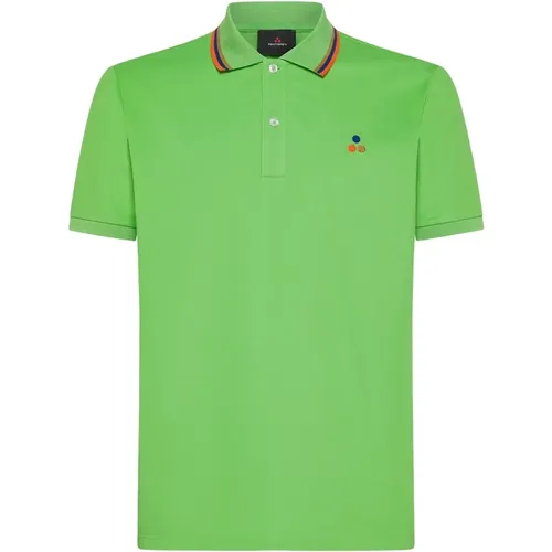 Polo Shirts, male, , Size: L Multicolour Logo Polo Shirt - Peuterey - Modalova