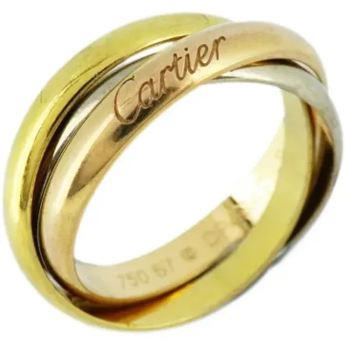 Pre-owned Jewellery, female, , Size: ONE SIZE Pre-owned Gold rings - Cartier Vintage - Modalova