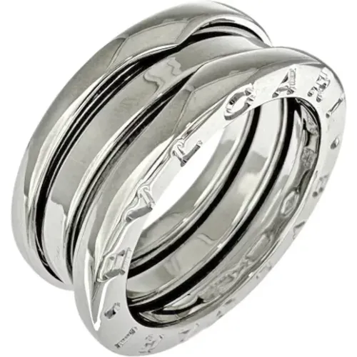 Pre-owned Jewellery, female, , Size: ONE SIZE Pre-owned White Gold rings - Bvlgari Vintage - Modalova