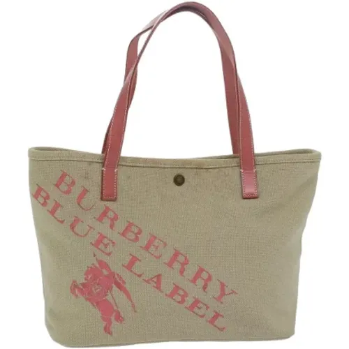 Pre-owned Canvas totes , female, Sizes: ONE SIZE - Burberry Vintage - Modalova