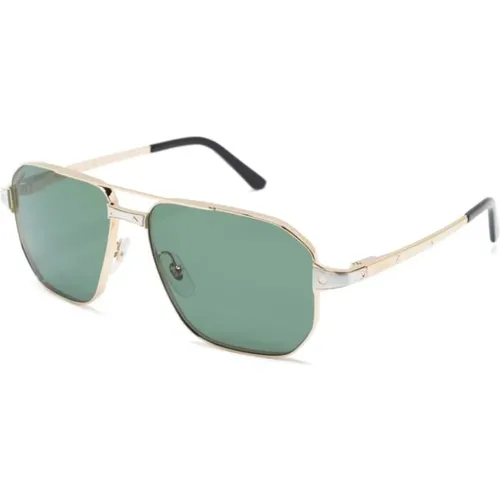 Ct0424S 002 Sunglasses , male, Sizes: 59 MM - Cartier - Modalova