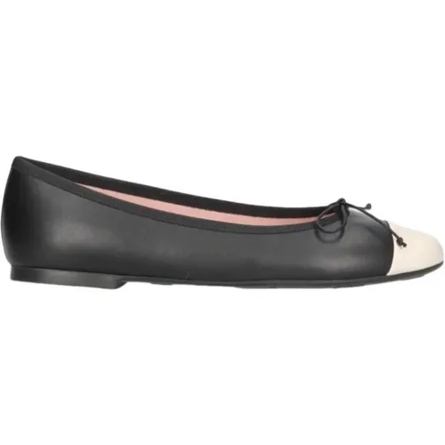 Leather Ballerina Shoes , female, Sizes: 8 UK, 2 UK, 3 UK, 5 1/2 UK, 7 UK, 4 UK, 5 UK, 4 1/2 UK - Pretty Ballerinas - Modalova