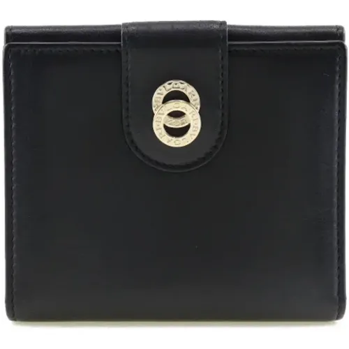 Pre-owned Wallets, female, , Size: ONE SIZE Pre-owned Leather wallets - Bvlgari Vintage - Modalova