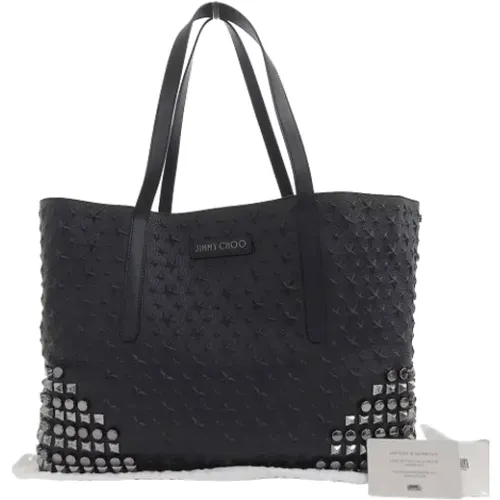 Pre-owned Tote Bags, female, , Size: ONE SIZE Pre-owned Leather shoulder-bags - Jimmy Choo Pre-owned - Modalova