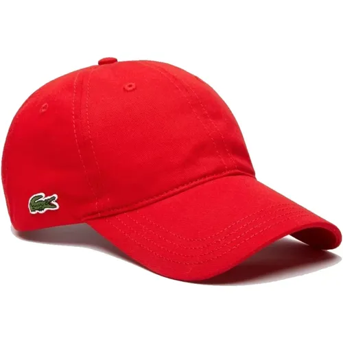 Green Crocodile Cap , female, Sizes: ONE SIZE - Lacoste - Modalova