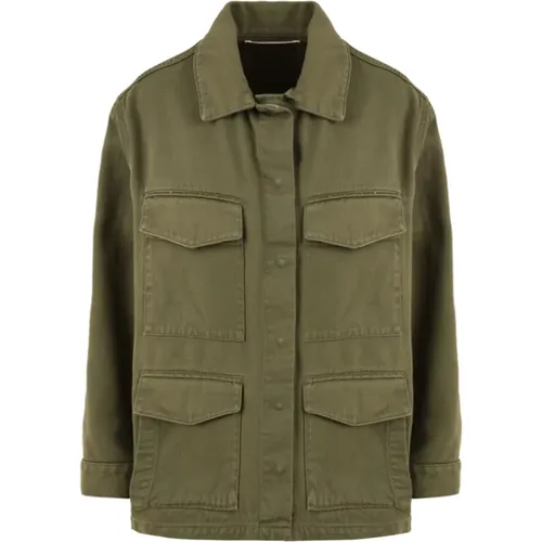 Military Jackets for Women , female, Sizes: XS, S - Solotre - Modalova