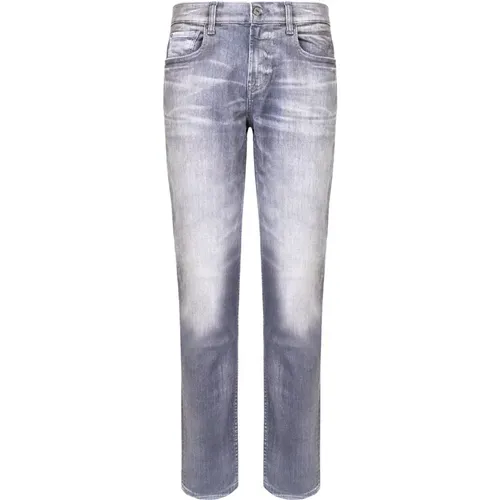 Graue Jeans , Herren, Größe: W31 - 7 For All Mankind - Modalova
