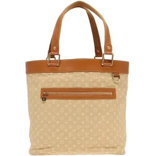 Pre-owned Tote Bags, female, , Size: ONE SIZE Pre-owned Canvas shoulder-bags - Louis Vuitton Vintage - Modalova