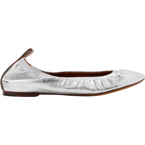 Metallic Ballerinas Slip-On Shoes , female, Sizes: 5 UK, 8 UK, 4 UK, 3 UK, 7 UK - Lanvin - Modalova