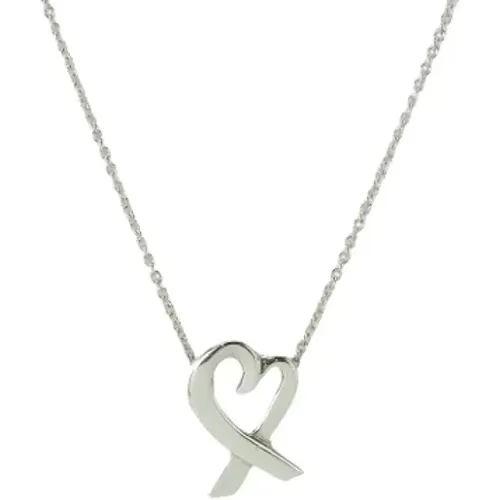 Pre-owned Jewellery, female, , Size: ONE SIZE Pre-owned Silver necklaces - Tiffany & Co. Pre-owned - Modalova